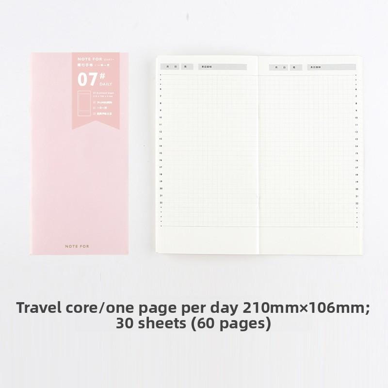 Travel Planner, Blank & Grid Pages