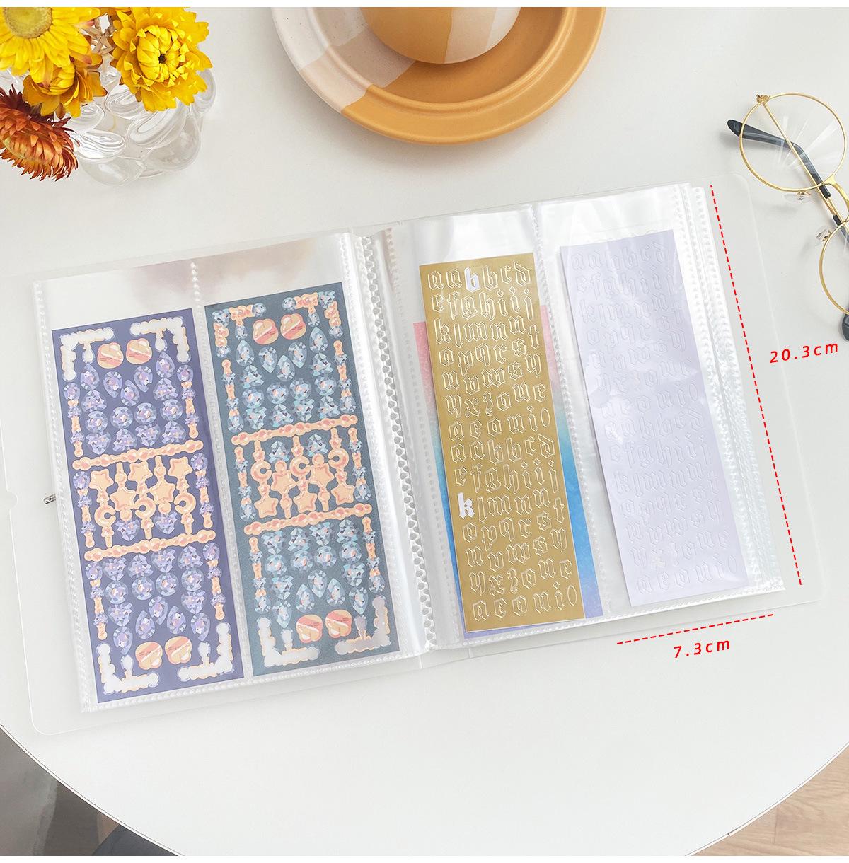 Transparent Sticker Organizer