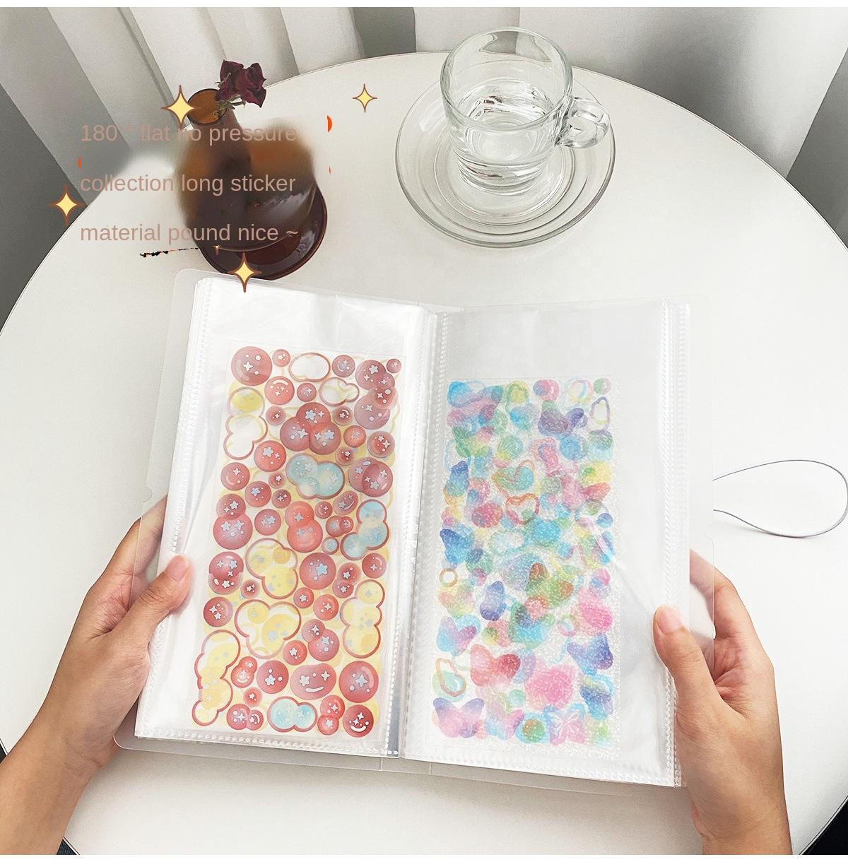 Transparent Sticker Organizer