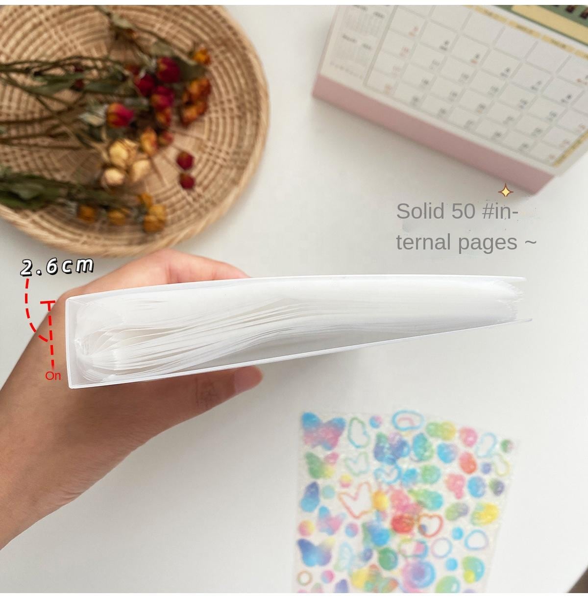 Transparent Sticker Organizer