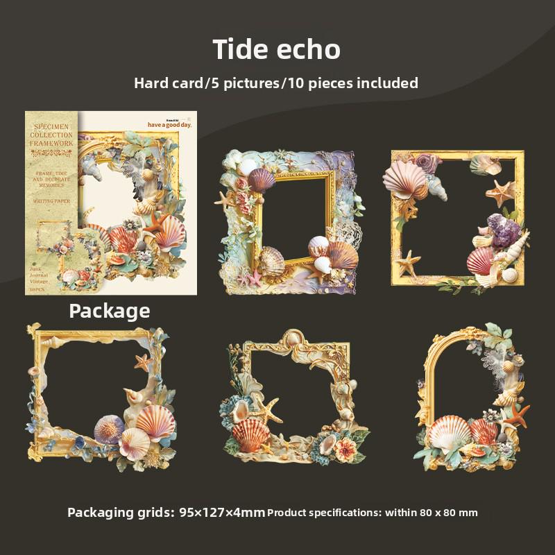 Collectible Specimen Vintage Paper Frames – 10 Pieces