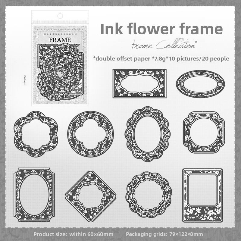Box Art Vintage Border Stickers – 20 Pieces