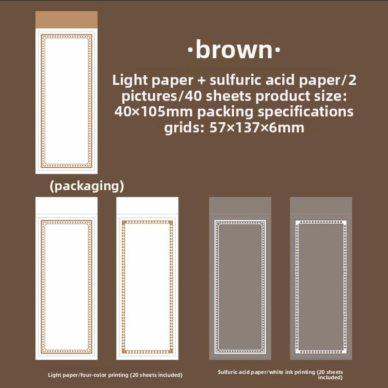Pocket Border Mini Decorative Pieces – 40 Pieces