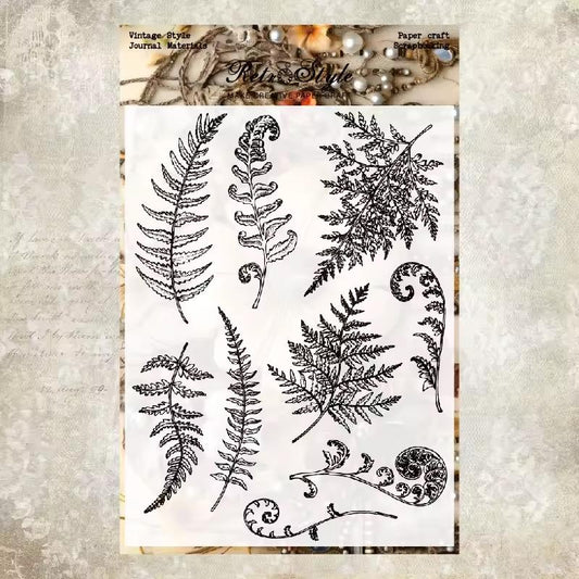 CLEAR STAMPS, Vintage Background