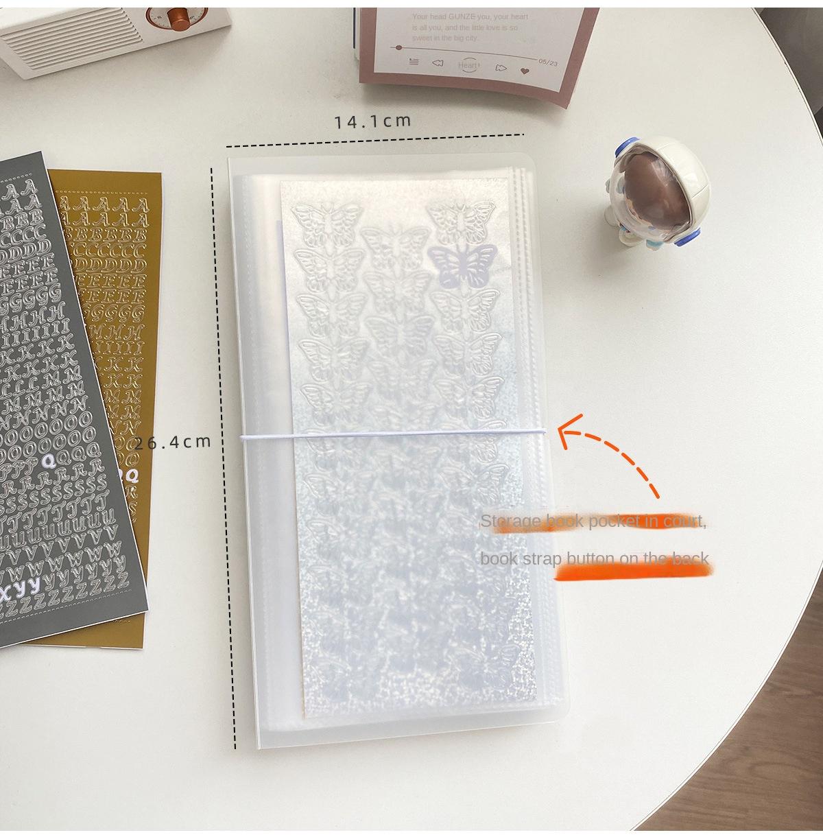 Transparent Sticker Organizer