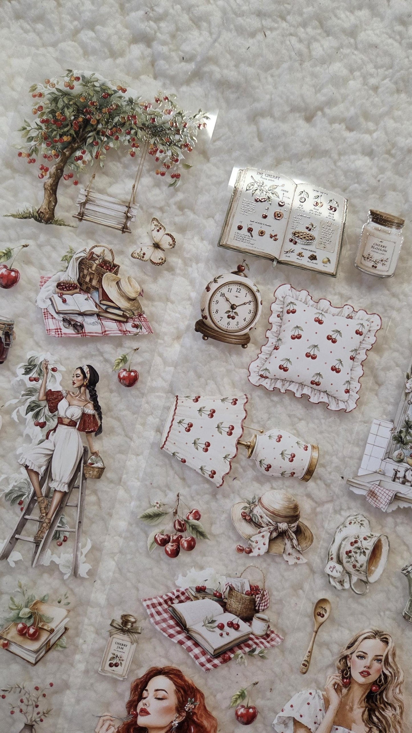 Sweet Cherry Days - PET Tape | Scrapbooking & Journaling Supplies
