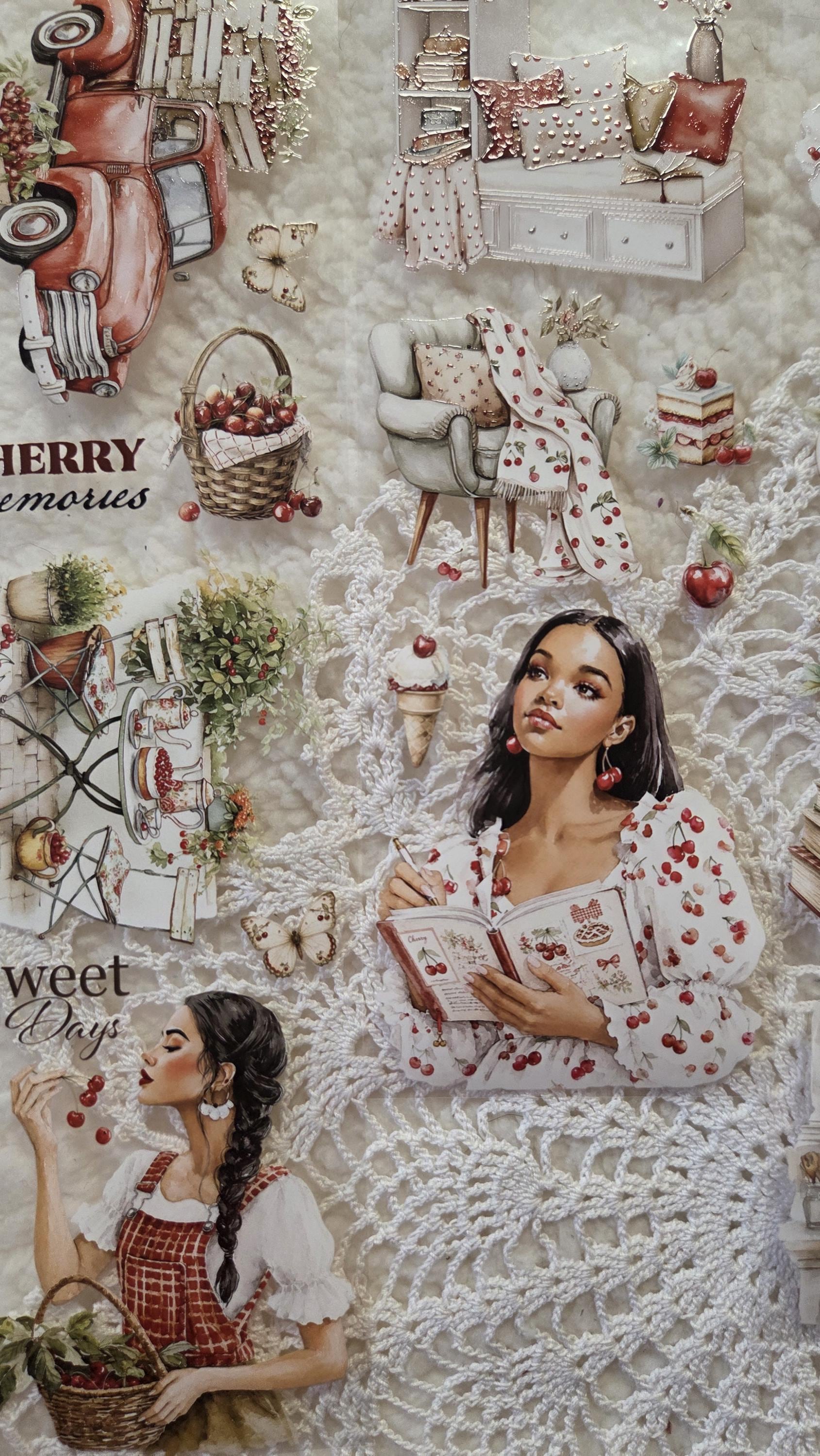 Sweet Cherry Days - PET Tape | Scrapbooking & Journaling Supplies