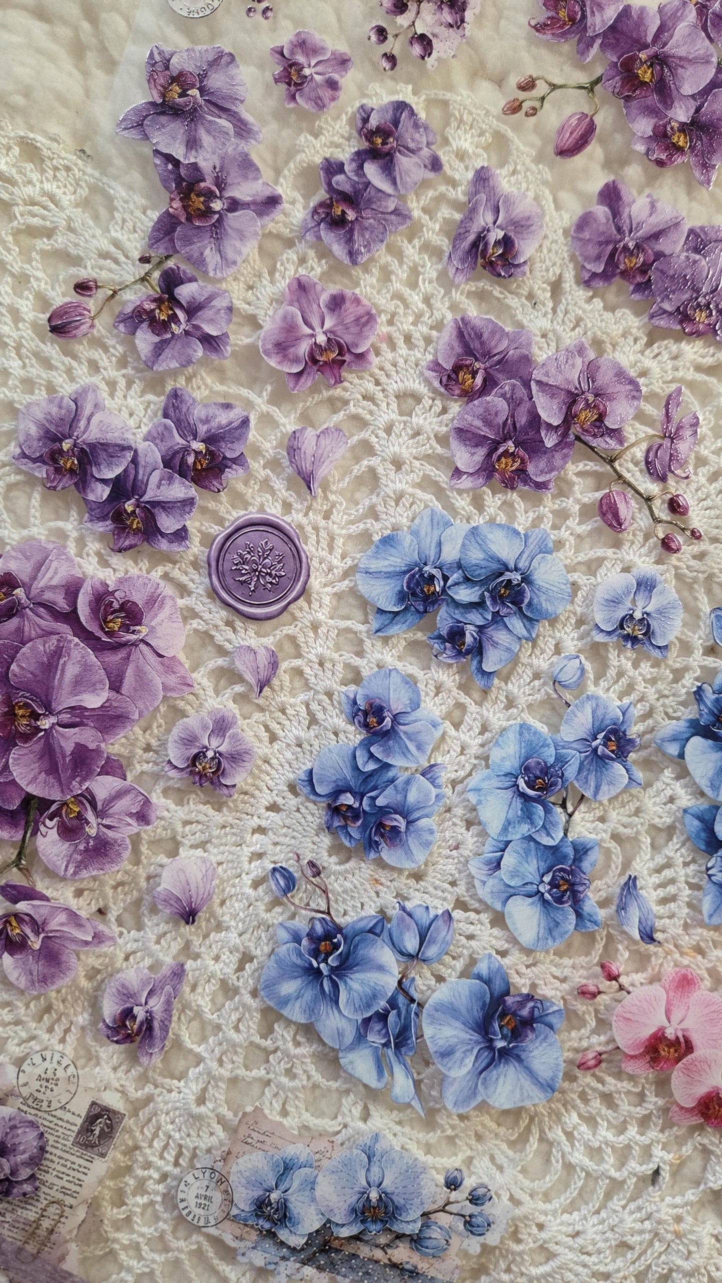 Orchid Symphony - PET Tape | Scrapbooking & Journaling Supplies