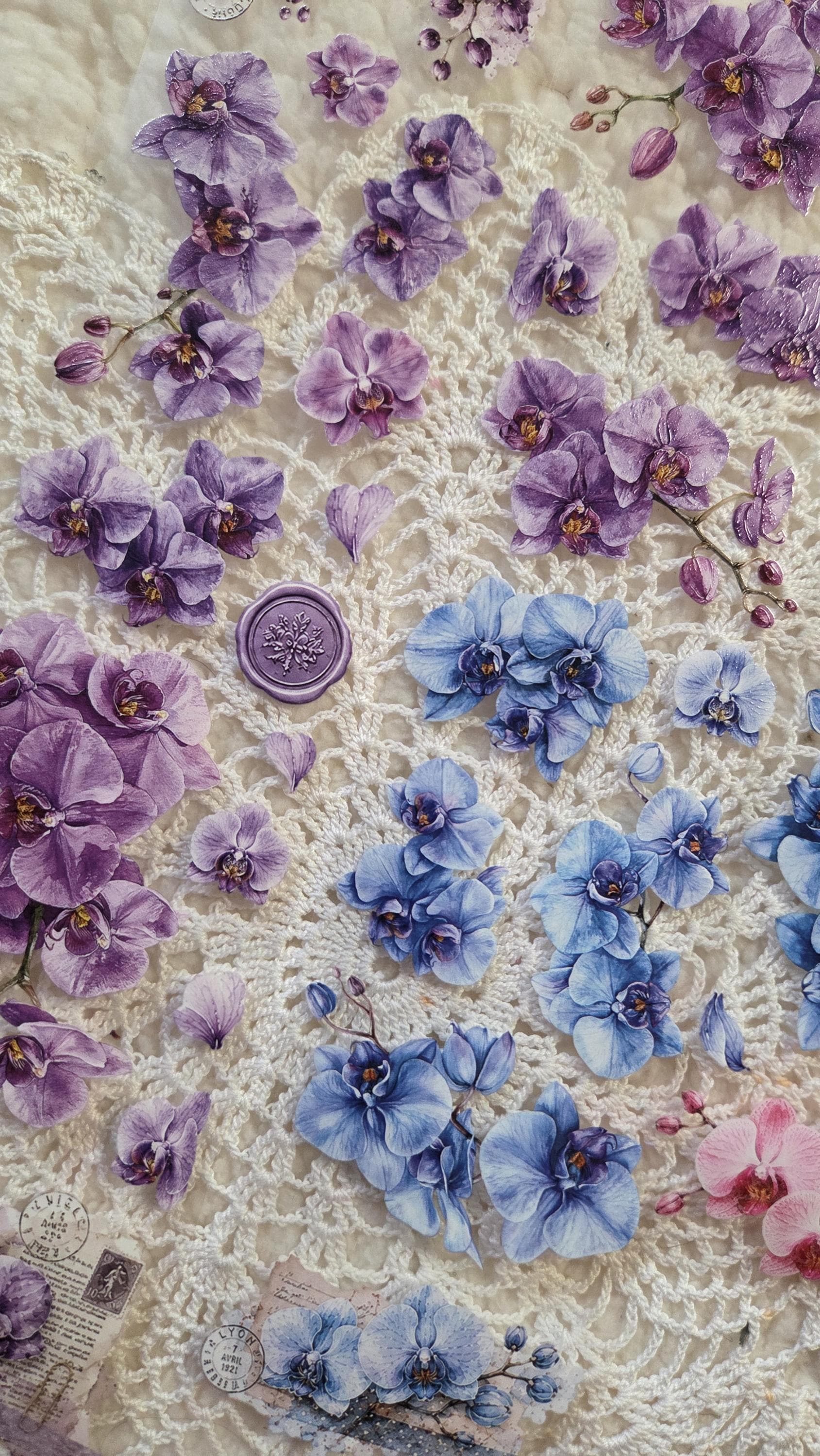 Orchid Symphony - PET Tape | Scrapbooking & Journaling Supplies