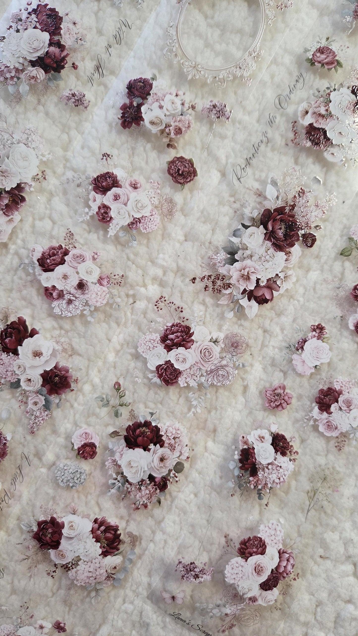 Petals of Merlot - PET Tape | Scrapbooking & Journaling Supplies