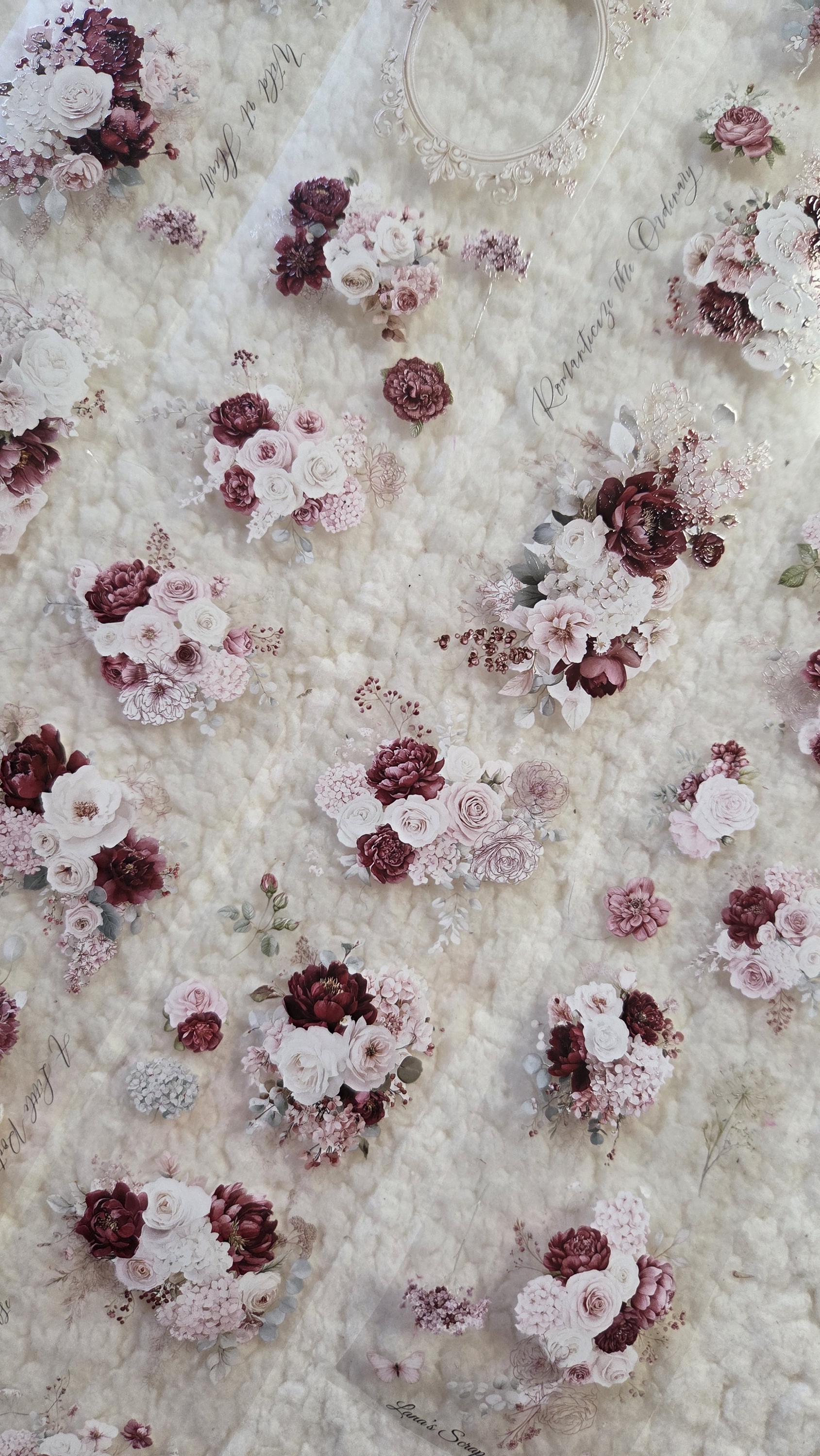 Petals of Merlot - PET Tape | Scrapbooking & Journaling Supplies