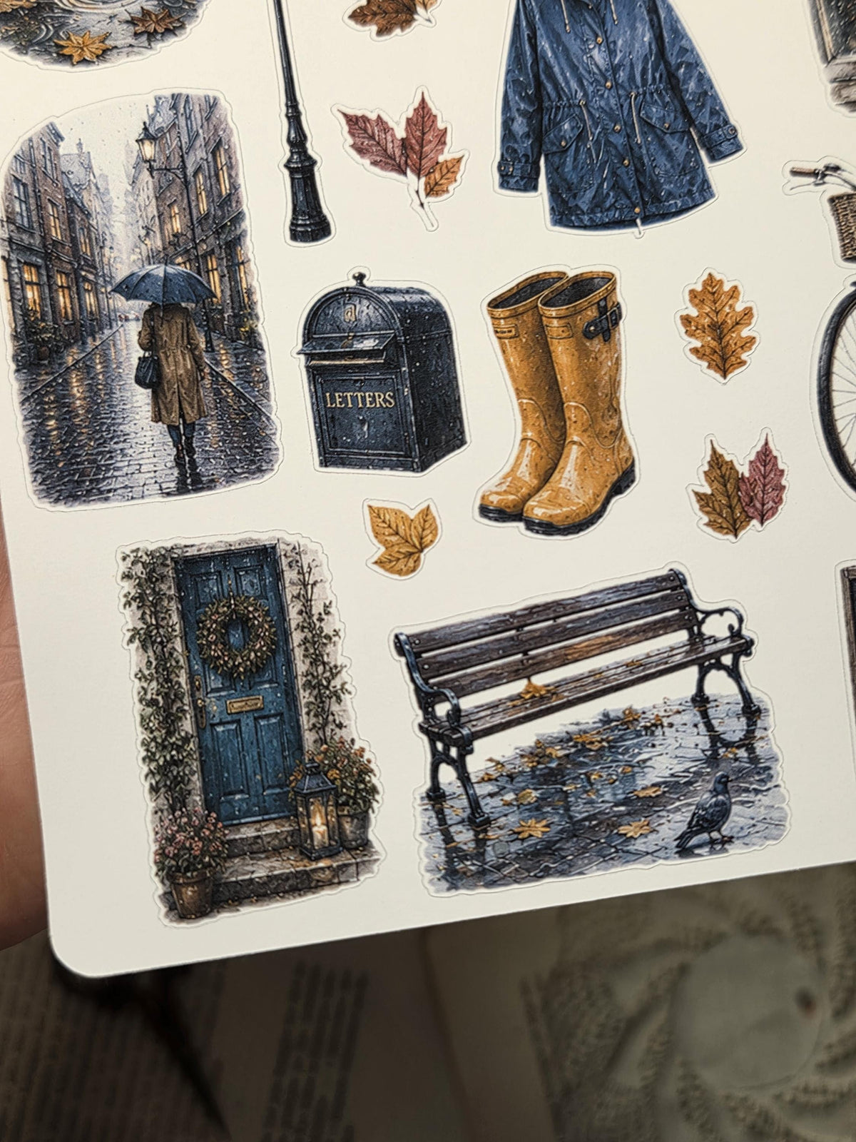 Rainy Days, ~ A5, Stickers Sheet | Scrapbooking & Journaling