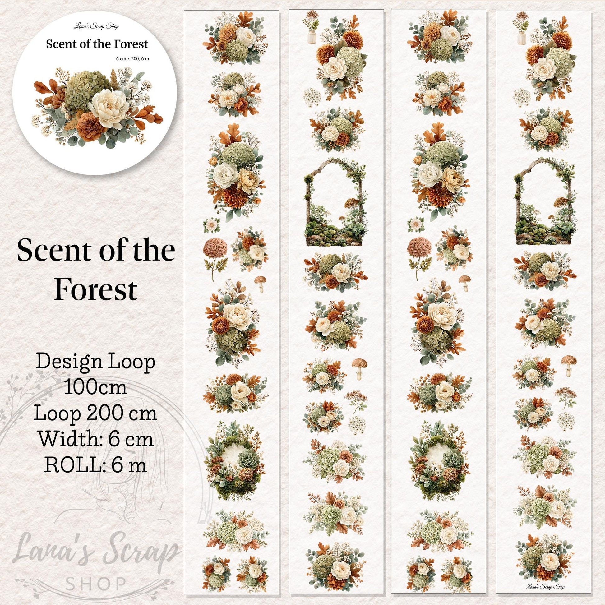 Scent of the Forest - PET Tape | Scrapbooking & Journaling Supplies