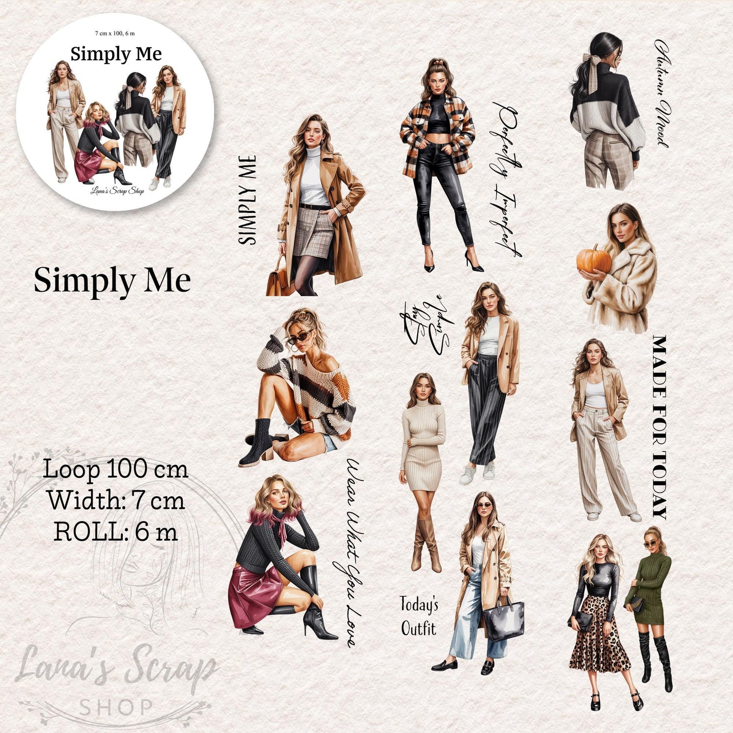 Simply Me - PET Tape | Scrapbooking & Journaling