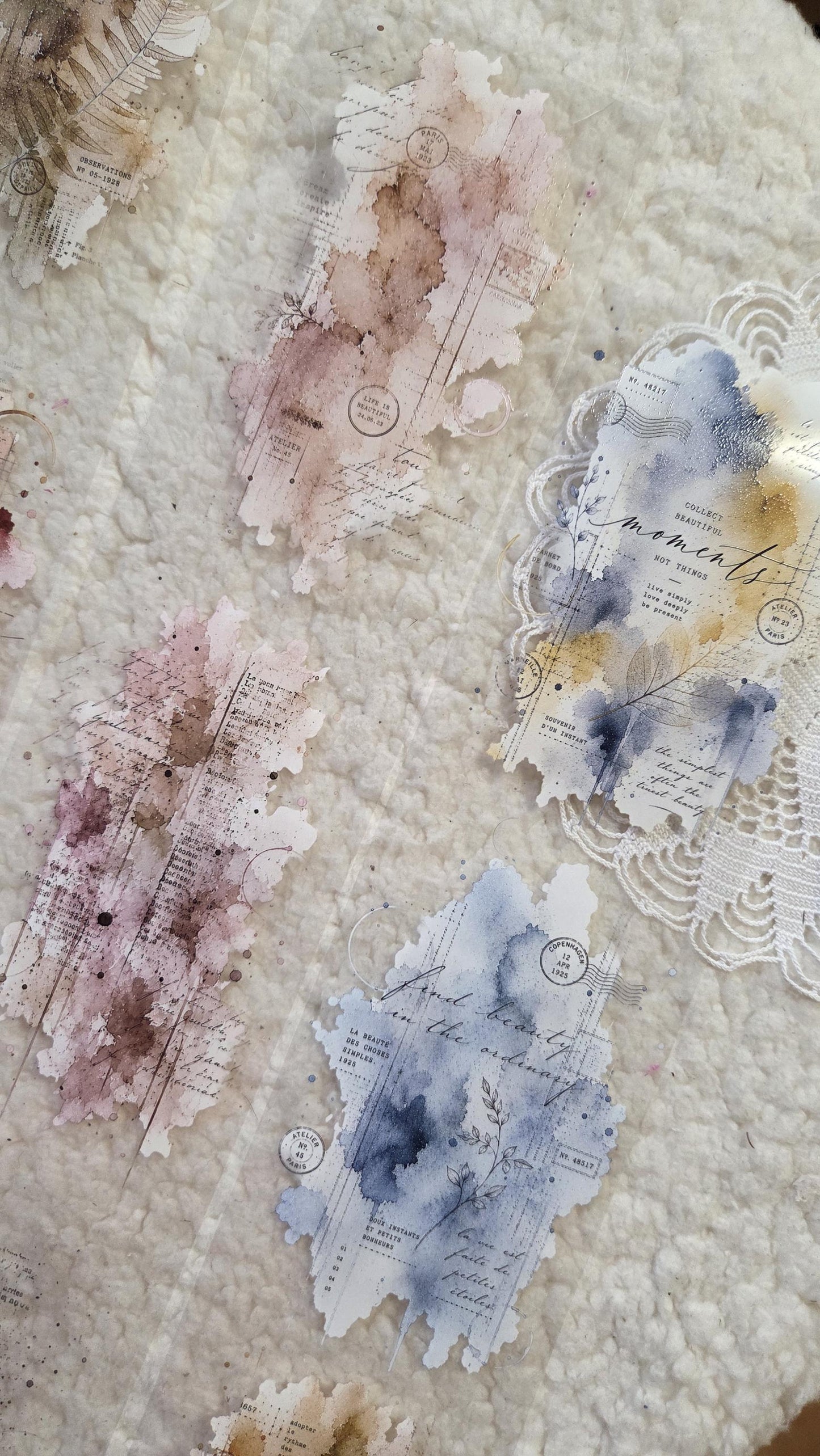 Background Splashes - PET and Washi Tape | Scrapbooking & Journaling Supplies