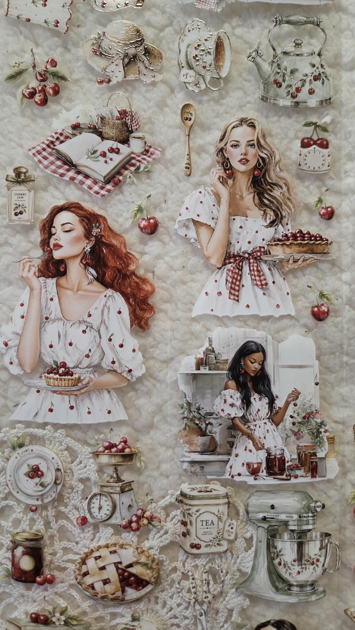 Sweet Cherry Days - PET Tape | Scrapbooking & Journaling Supplies