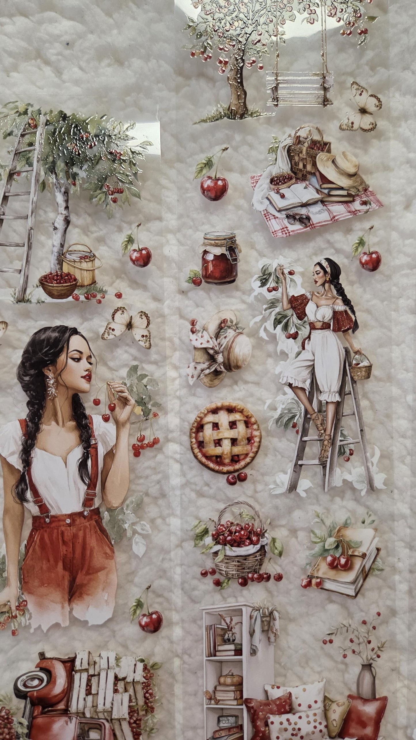 Sweet Cherry Days - PET Tape | Scrapbooking & Journaling Supplies