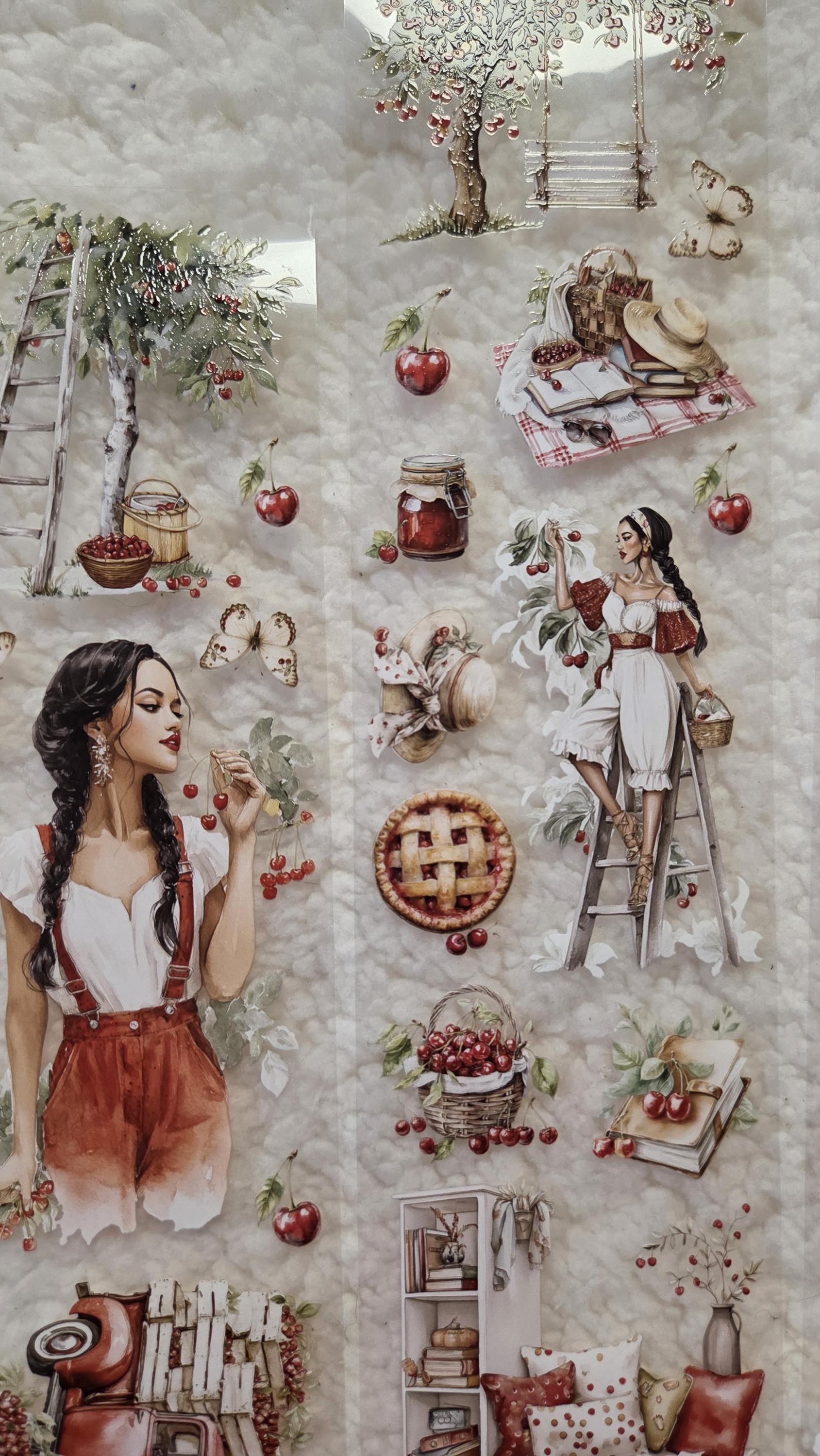 Sweet Cherry Days - PET Tape | Scrapbooking & Journaling Supplies