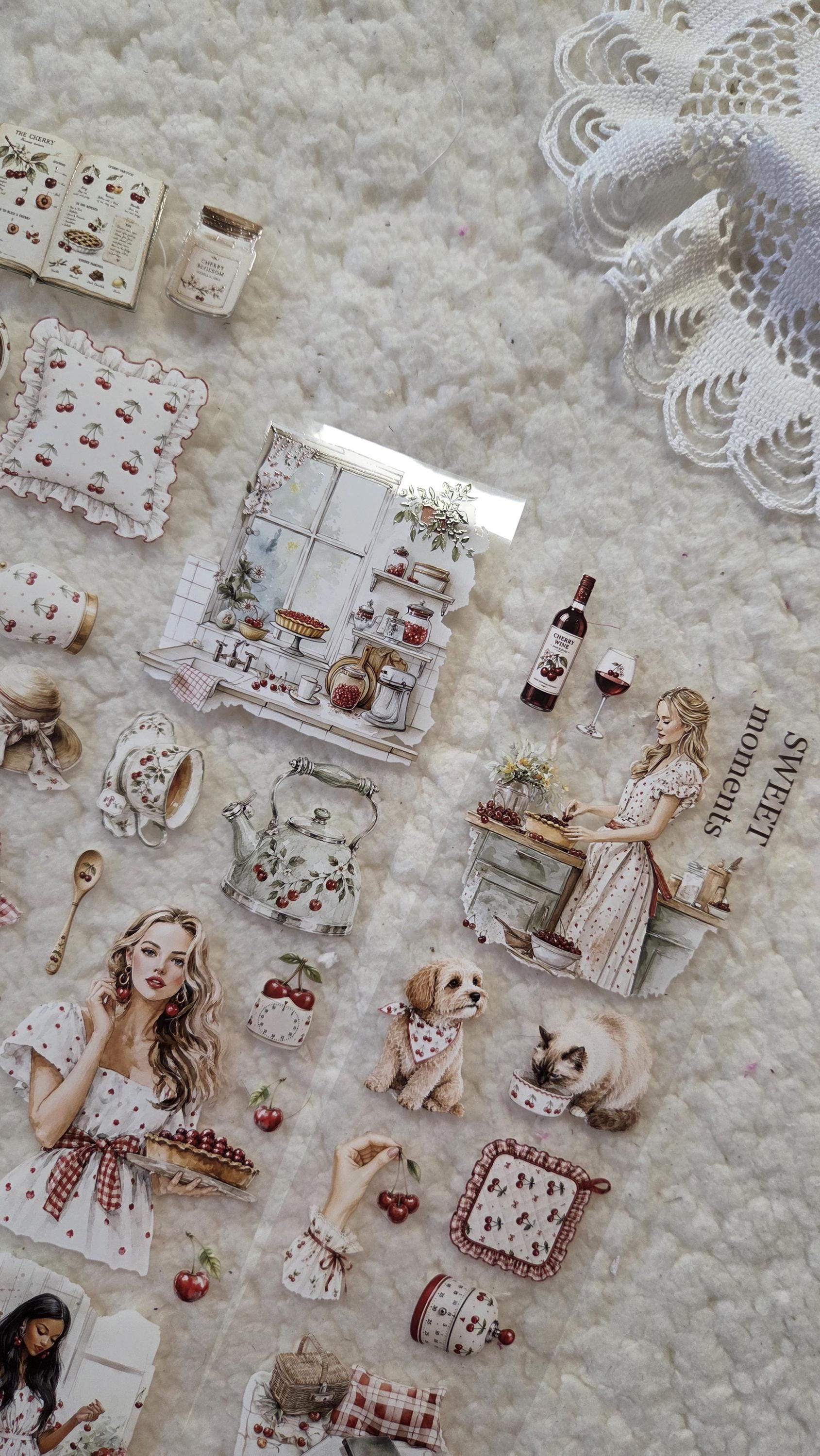 Sweet Cherry Days - PET Tape | Scrapbooking & Journaling Supplies