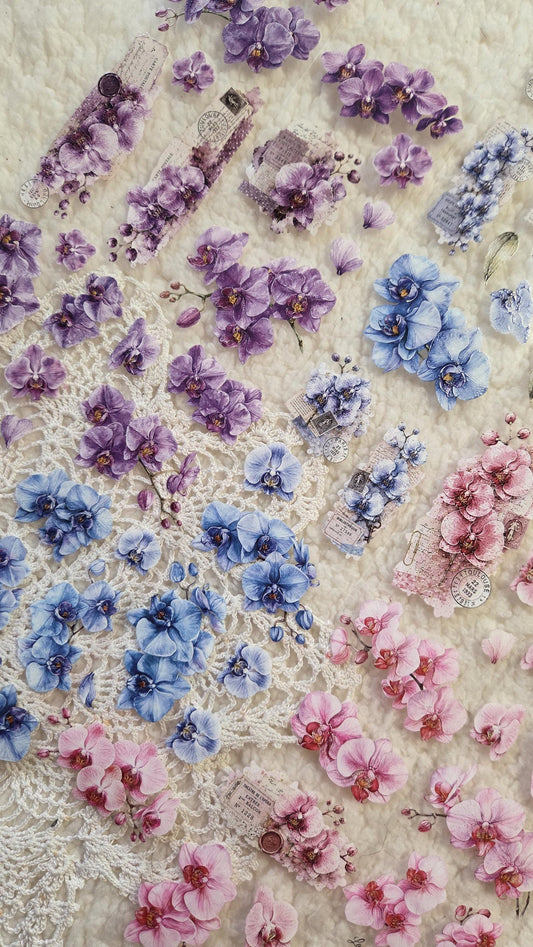 Orchid Symphony - PET Tape | Scrapbooking & Journaling Supplies