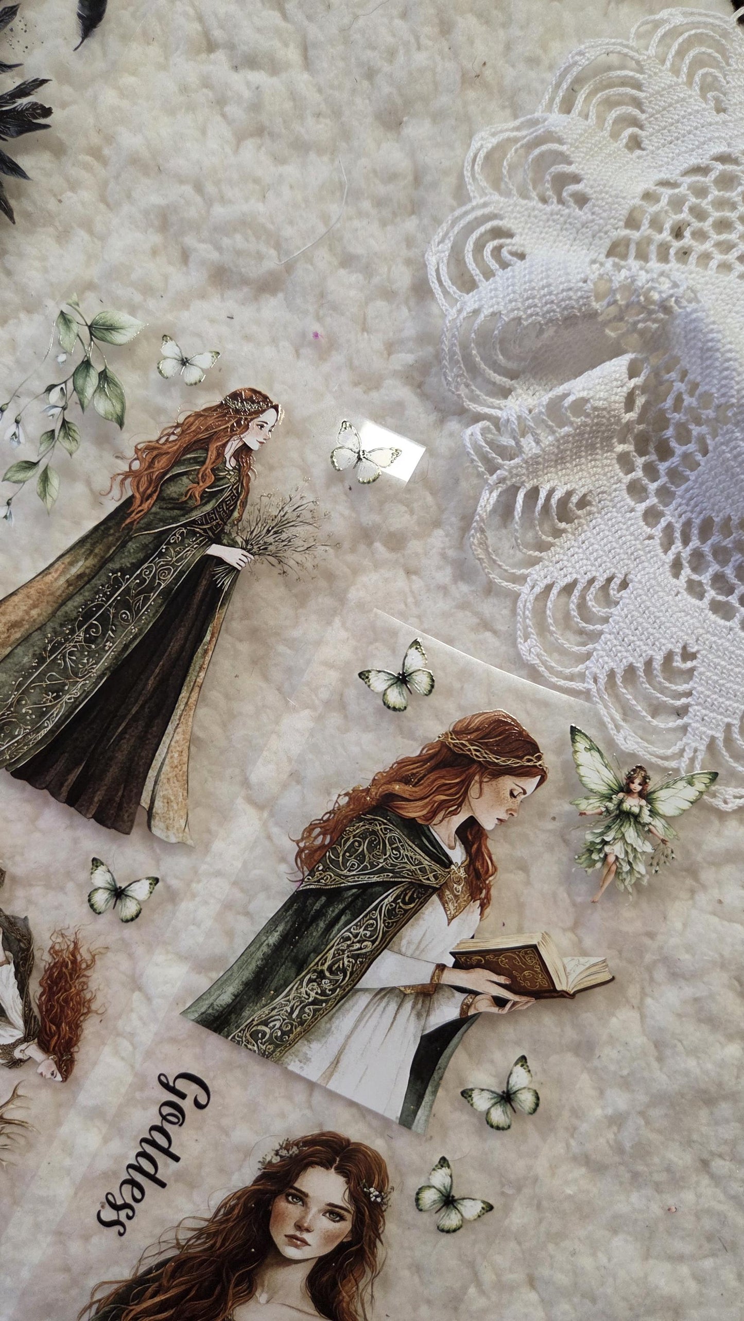 Norse Witch and Celtic Goddess - PET Tape | Scrapbooking & Journaling Supplies