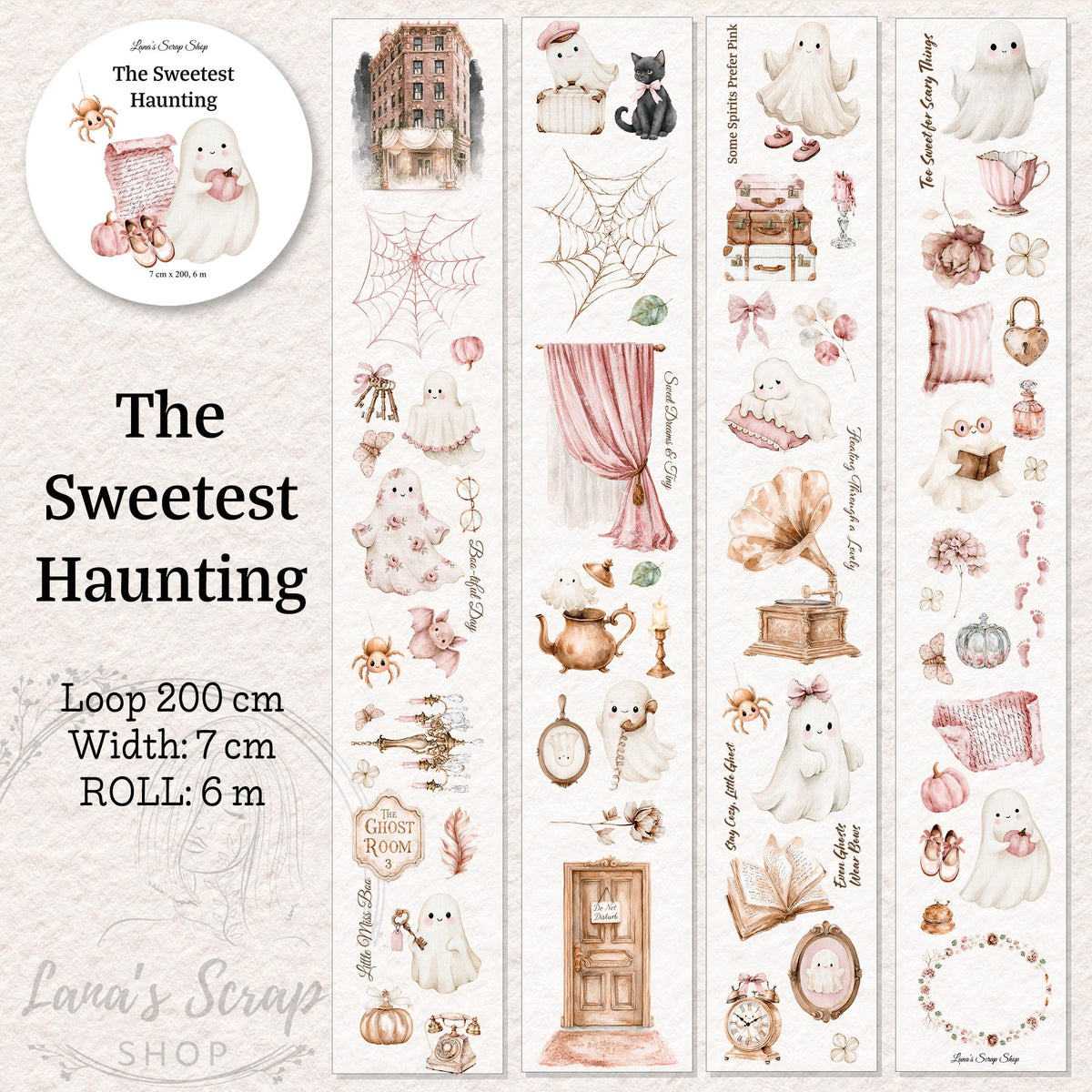 The Sweetest Haunting - PET Tape | Scrapbooking & Journaling Supplies