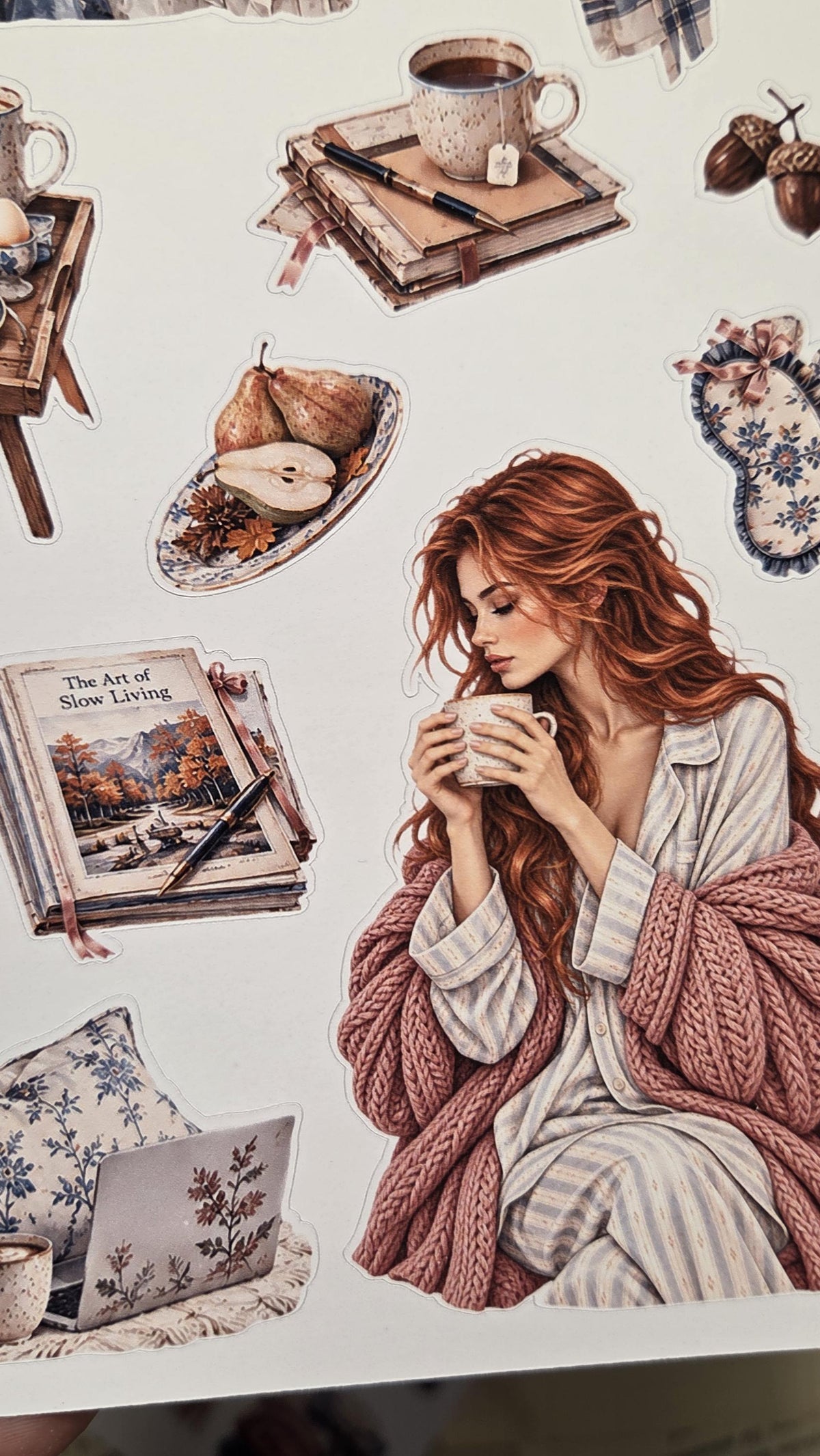 Hygge Time, Sticker Sheet, ~ A5 | Scrapbooking & Journaling