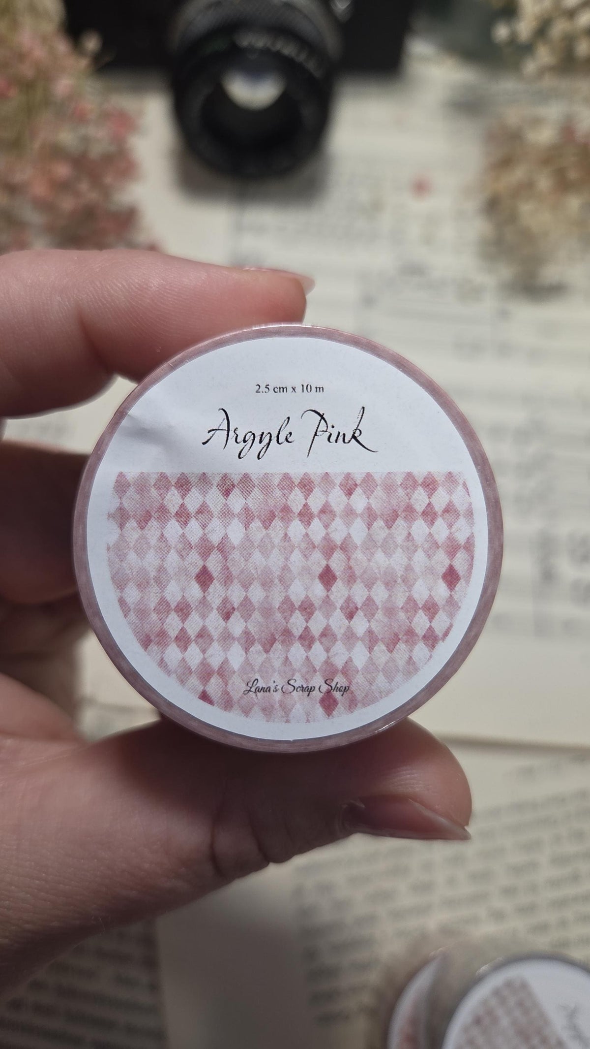 Argyle, 2,5 cm - WASHI Tape | Scrapbooking & Journaling