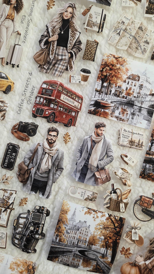 Postcards from Autumn - PET Tape | Scrapbooking & Journaling