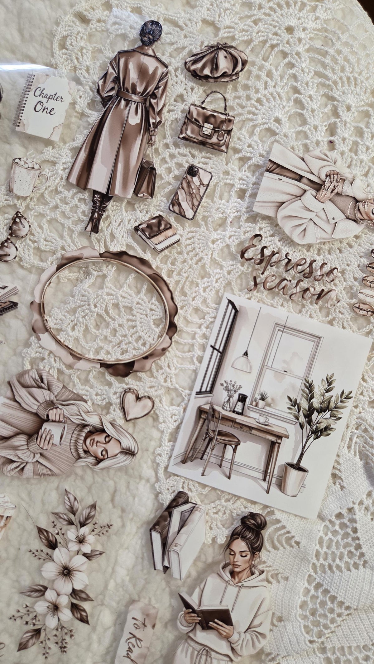 Winter Espresso - PET Tape | Scrapbooking & Journaling