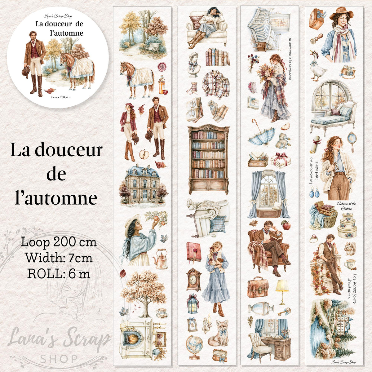 La douceur de l’automne - PET Tape | Scrapbooking & Journaling