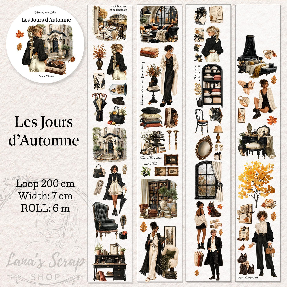 Les Jours d’Automne - PET Tape | Scrapbooking & Journaling
