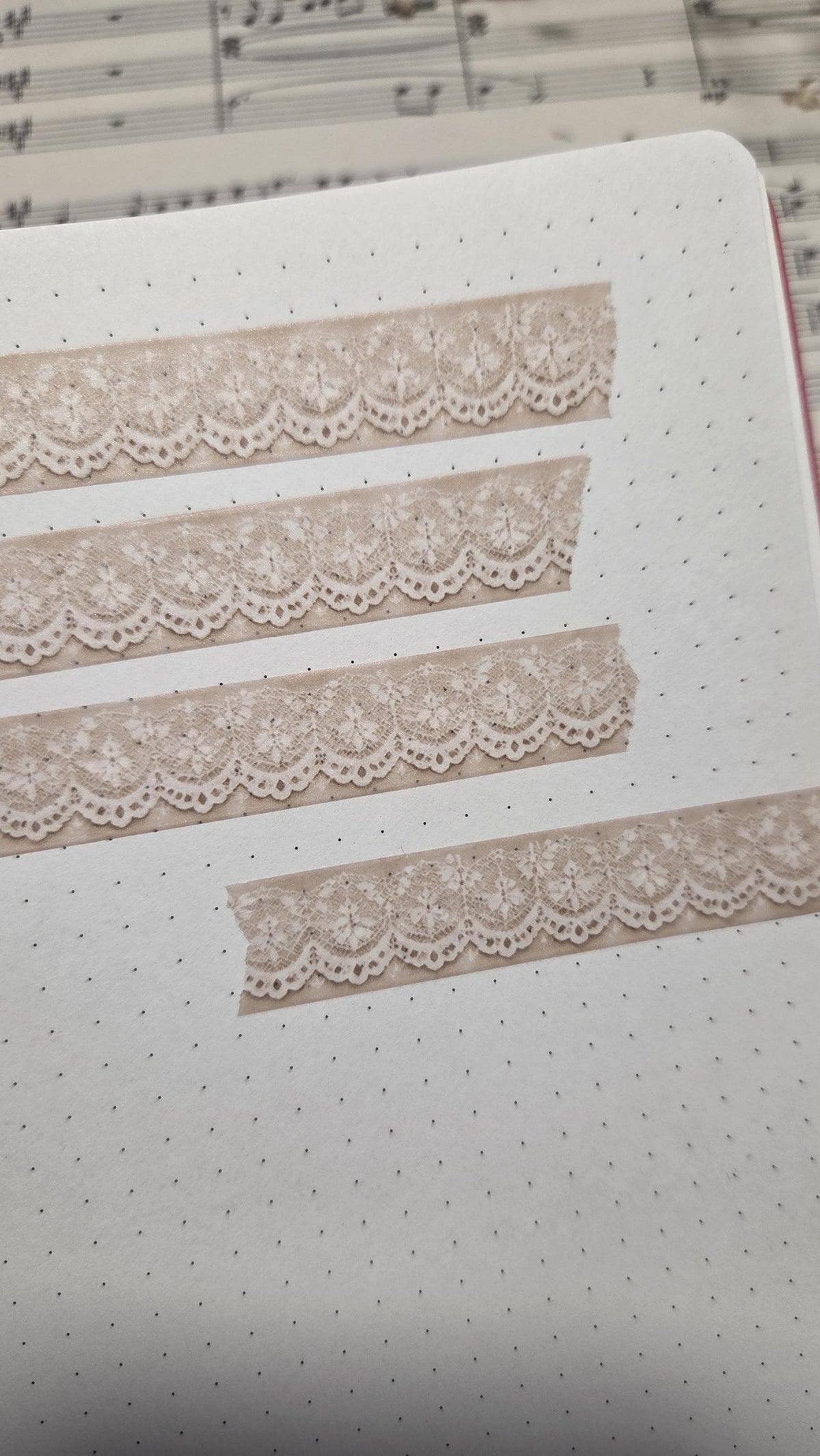 Gentle Lace 1,5 cm - WASHI Tape | Scrapbooking & Journaling