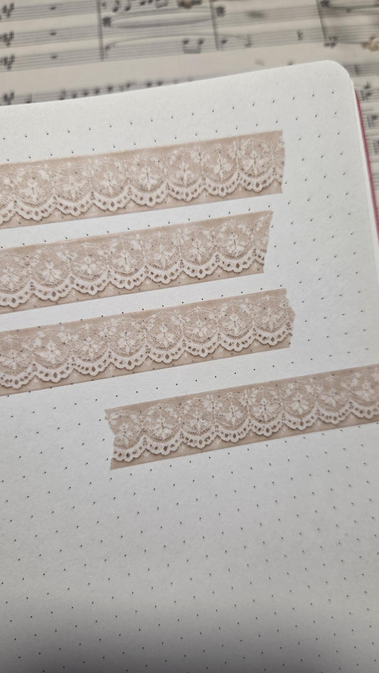 Gentle Lace 1,5 cm - WASHI Tape | Scrapbooking & Journaling