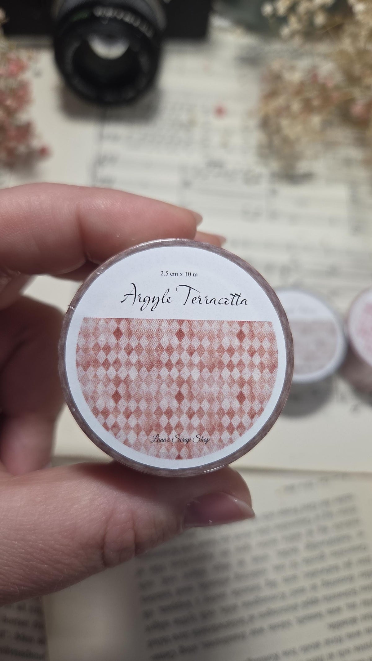 Argyle, 2,5 cm - WASHI Tape | Scrapbooking & Journaling