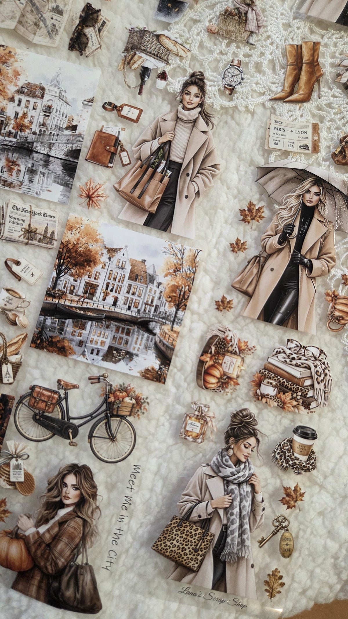 Postcards from Autumn - PET Tape | Scrapbooking & Journaling