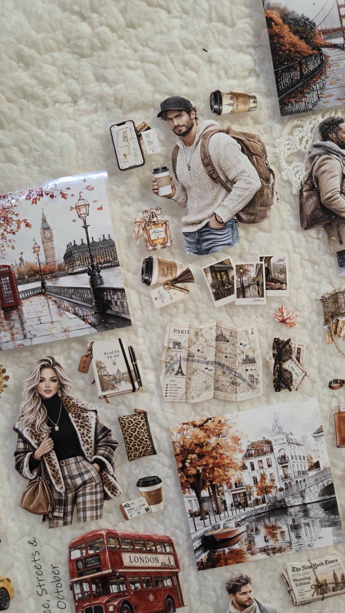 Postcards from Autumn - PET Tape | Scrapbooking & Journaling