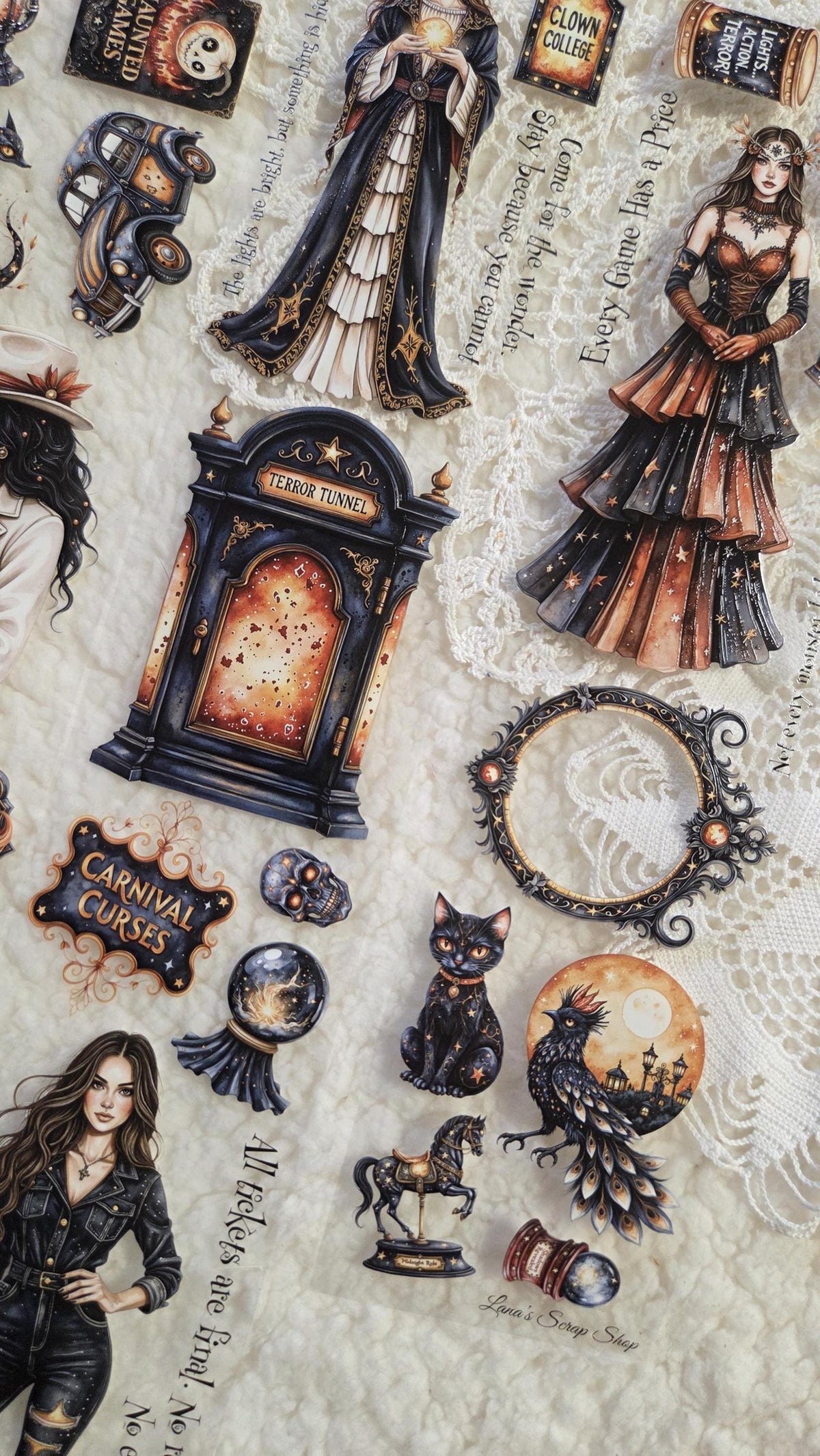 The Carnival of Shadows - PET Tape | Scrapbooking & Journaling