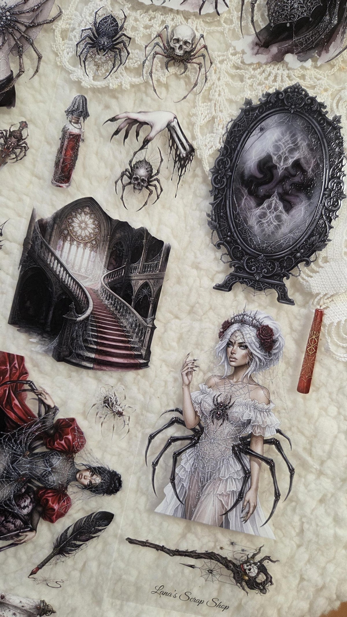 Caught in Her Web - PET Tape | Scrapbooking & Journaling