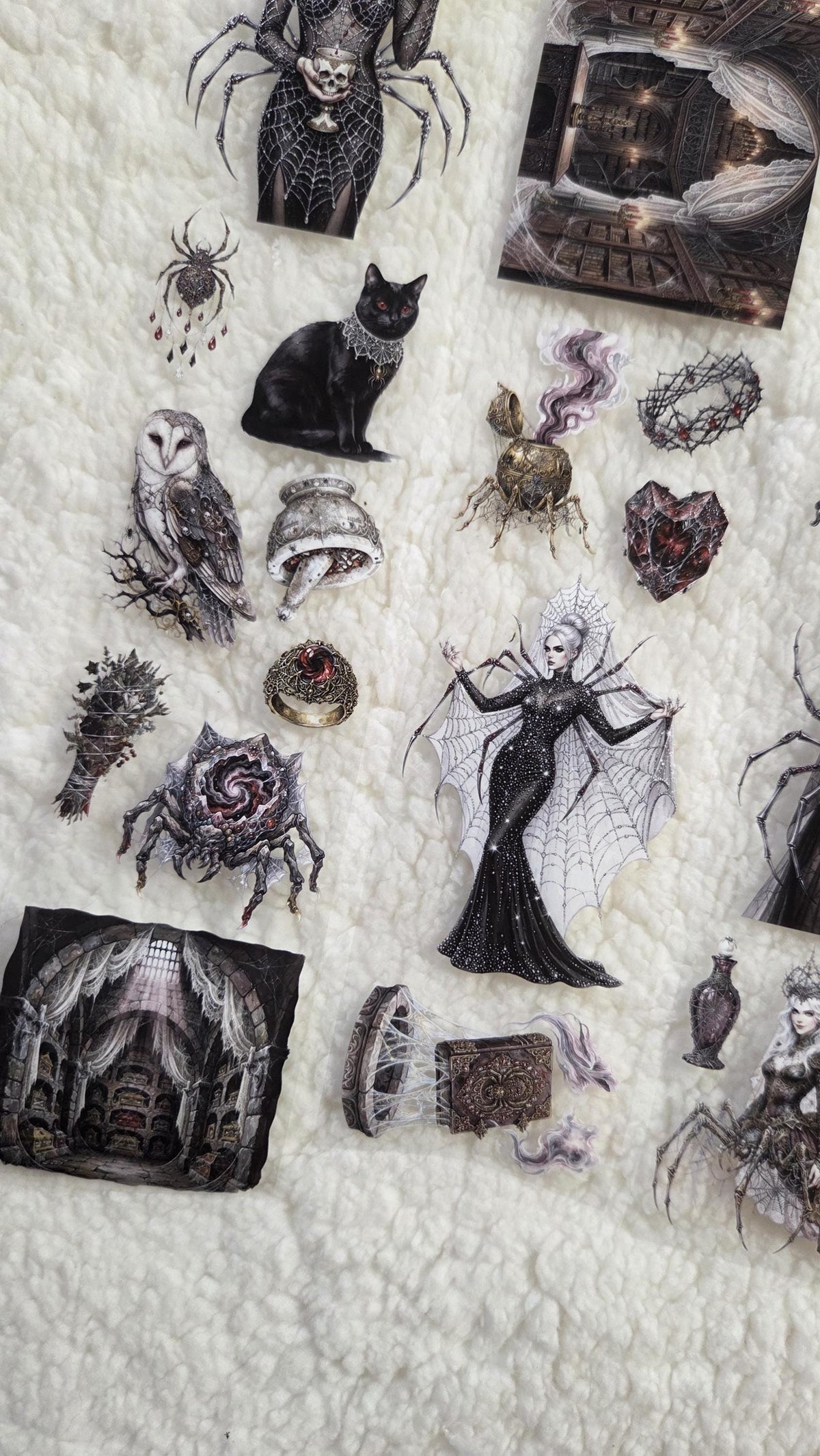 Caught in Her Web - PET Tape | Scrapbooking & Journaling
