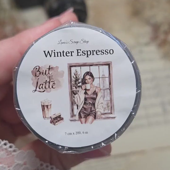 Winter Espresso - PET Tape | Scrapbooking & Journaling