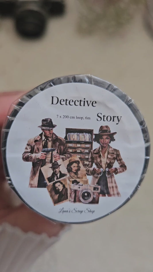 Detective Story, Crystal Ink, PET TAPE, 7 wide