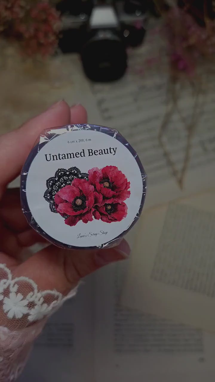 Untamed Beauty - PET Tape |  Scrapbooking & Journaling Supplies