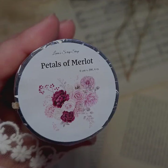 Petals of Merlot - PET Tape |  Scrapbooking & Journaling Supplies