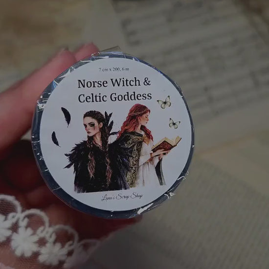 Norse Witch and Celtic Goddess - PET Tape |  Scrapbooking & Journaling Supplies