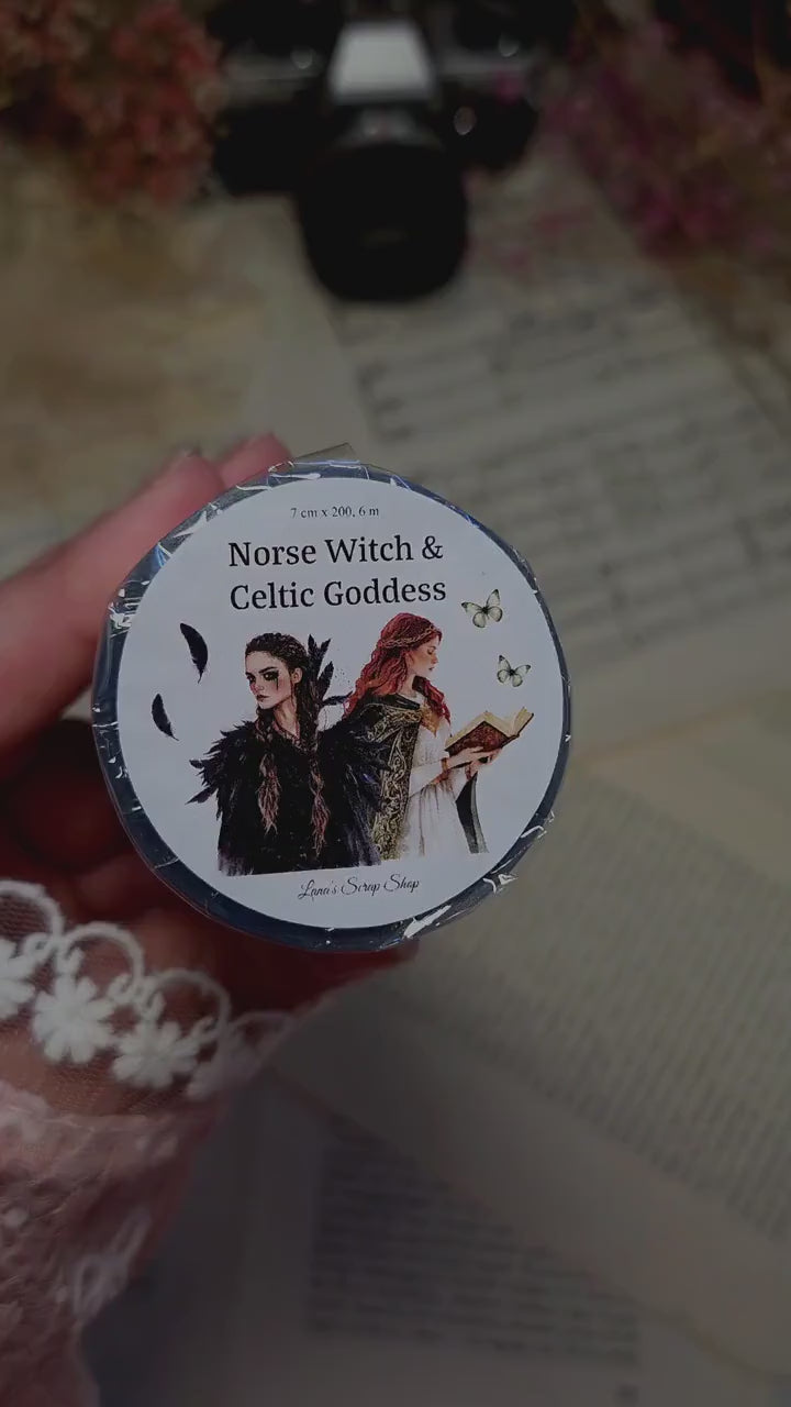Norse Witch and Celtic Goddess - PET Tape |  Scrapbooking & Journaling Supplies