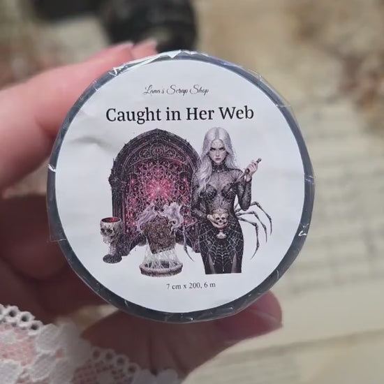 Caught in Her Web - PET Tape | Scrapbooking & Journaling