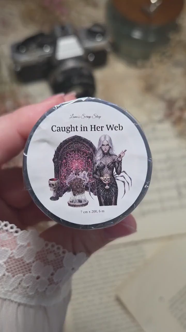 Caught in Her Web - PET Tape | Scrapbooking & Journaling