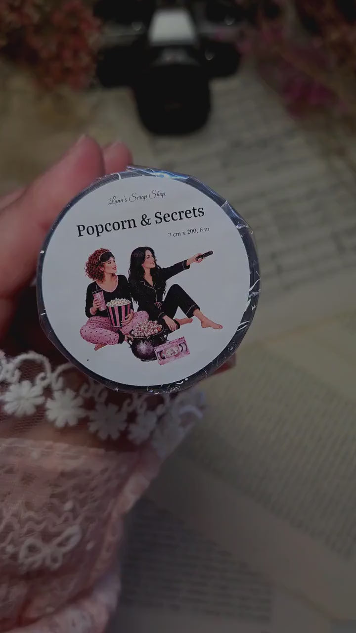 Popcorn and Secrets - PET Tape |  Scrapbooking & Journaling Supplies