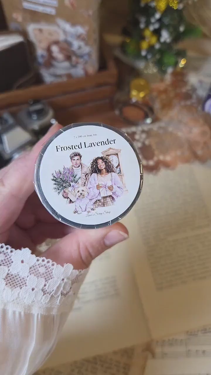 Frosted Lavender - PET Tape | Scrapbooking & Journaling